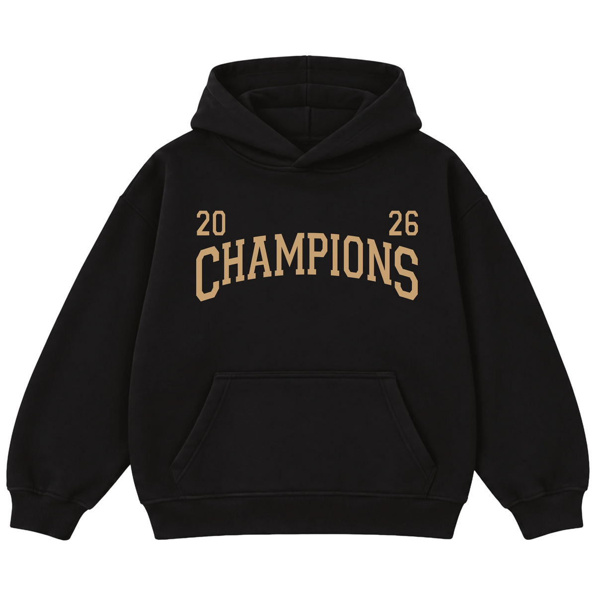 26' Ring Night Black Hoodie