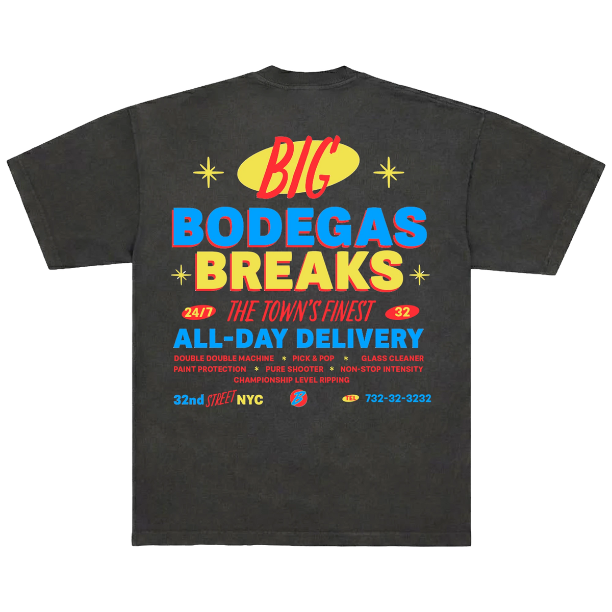 Bodega Classic Tee Washed Black