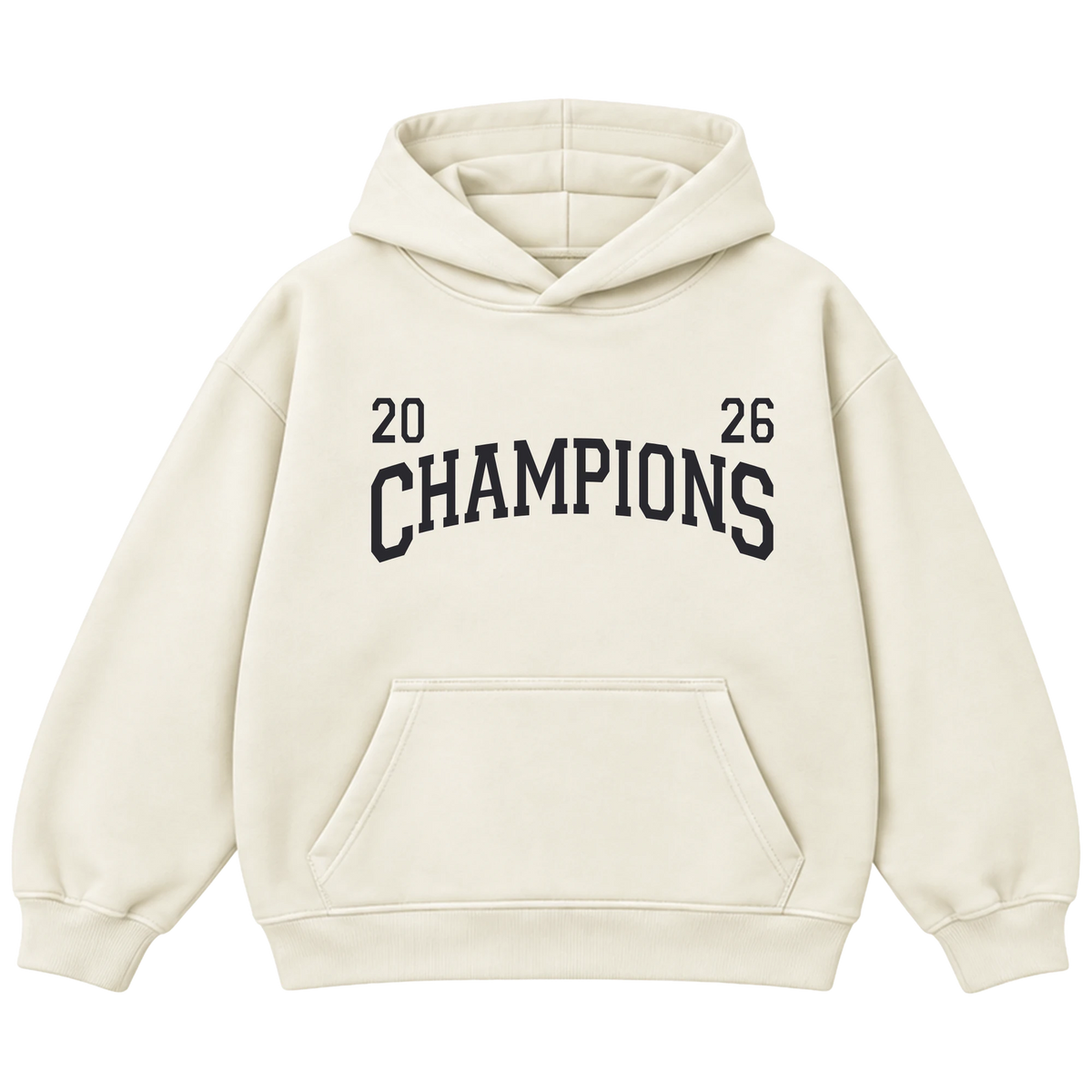 26' Ring Night Cream Hoodie