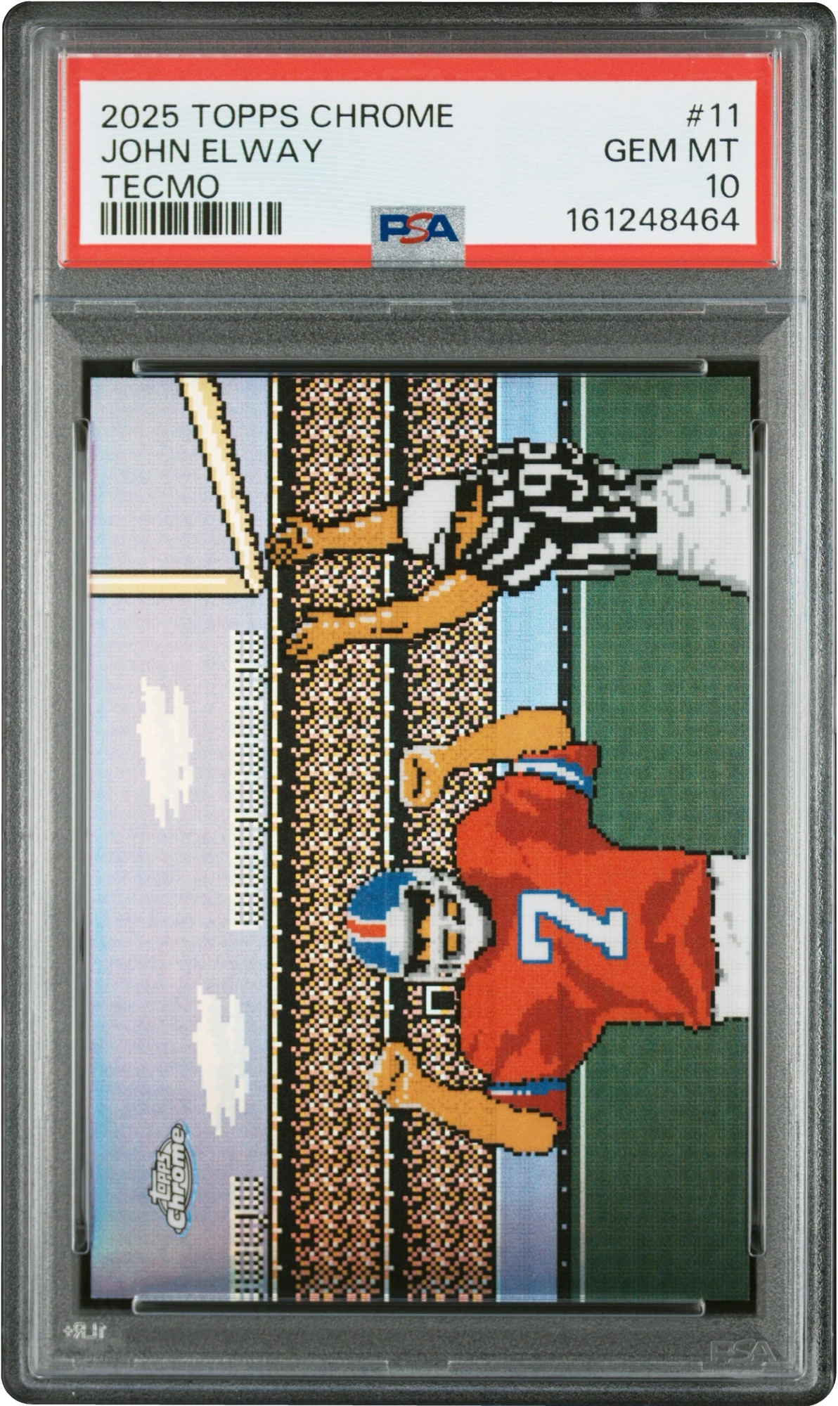 2025 Topps Chrome Tecmo John Elway #TECMO-11 PSA 10 GEM MINT
