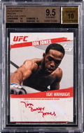2009 Topps UFC Red Ink Jon Jones ROOKIE AUTO /25 #FA-JJ BGS 9.5 GEM MINT
