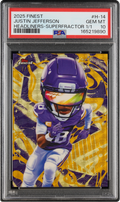 2025 Finest Headliners Superfractor Justin Jefferson 1/1 #H-14 PSA 10 GEM MT