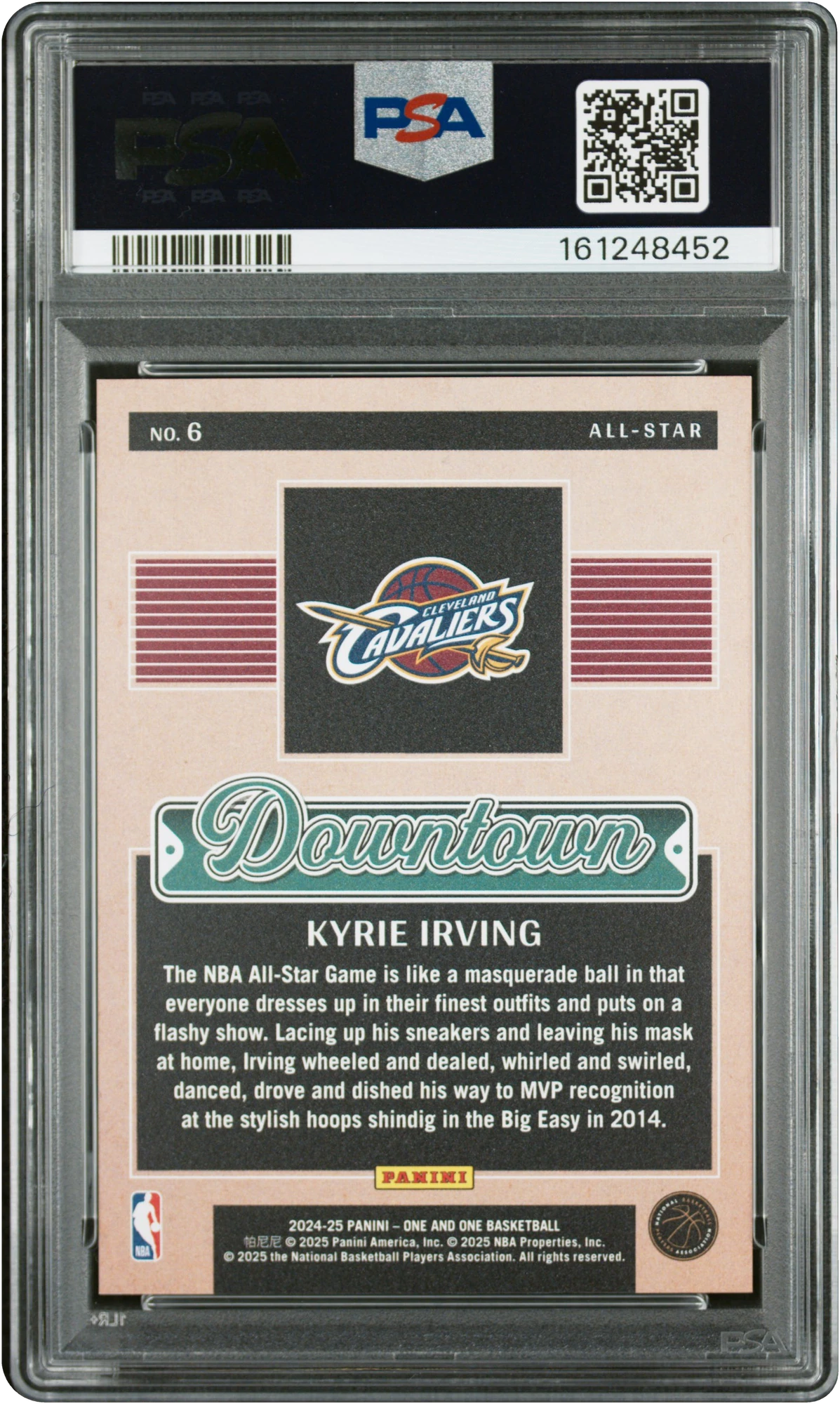 2024 Panini One And One Downtown All Star Kyrie Irving #6 PSA 10 GEM MINT