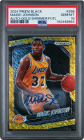 2024 Panini Prizm Black Gold Shimmer FOTL Magic Johnson AUTO /10 #268 PSA 10 GEM MINT