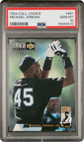 1994 Collector's Choice Michael Jordan ROOKIE #661 PSA 10 GEM MINT