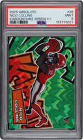 2025 Absolute Kaboom! Horizontal Green Nico Collins 1/1 #28 PSA 9 MINT