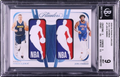 2023 Panini Flawless Dual Nikola Jokic Joel Embiid NBA LOGOMAN PATCH 1/1 #DLO-NJE BGS 9 MINT