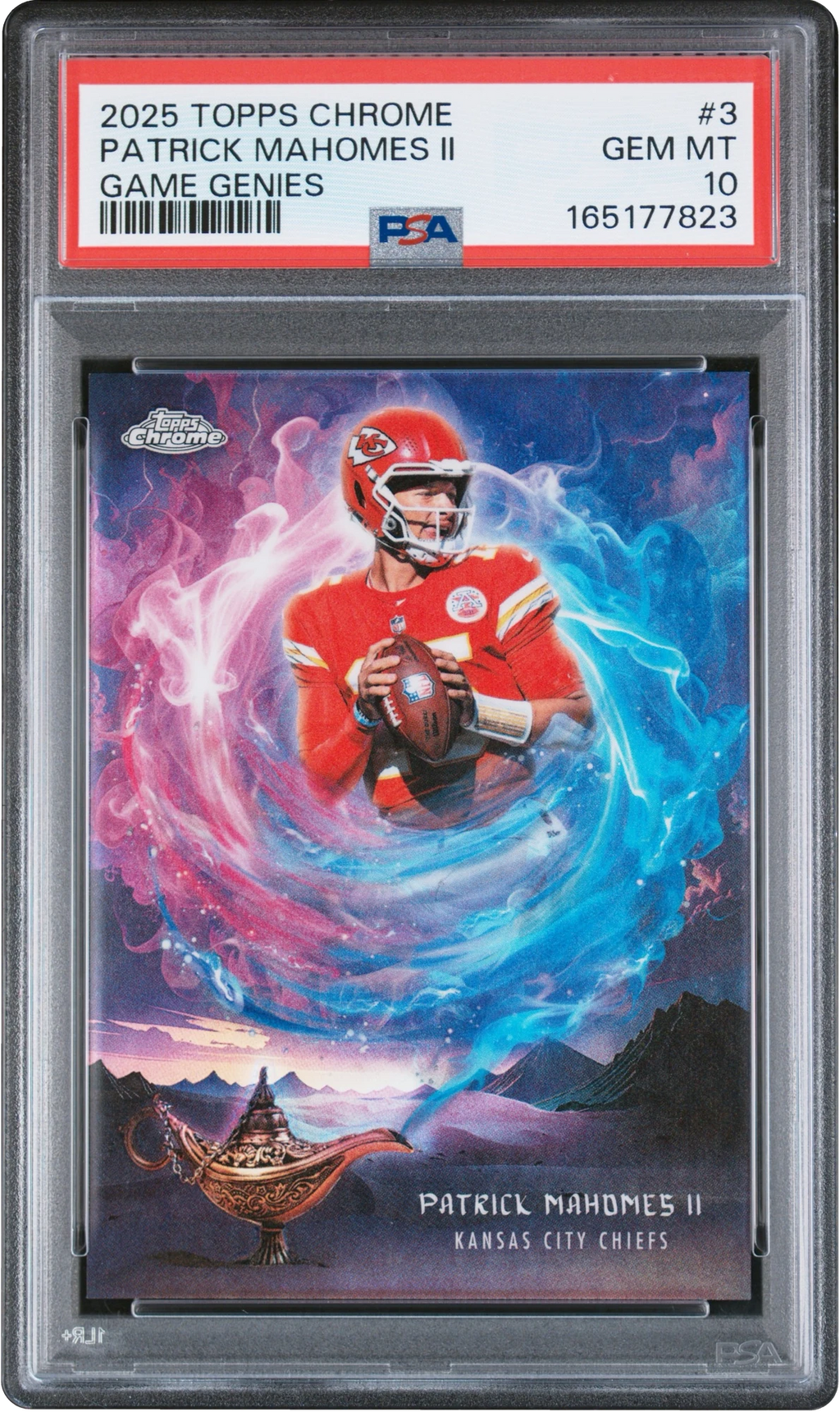2025 Topps Chrome Game Genies Patrick Mahomes II #3 PSA 10 GEM MINT
