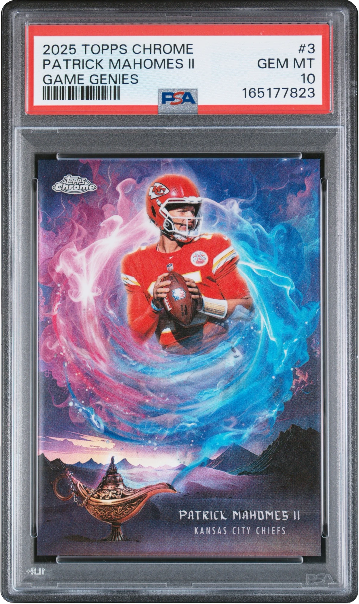 2025 Topps Chrome Game Genies Patrick Mahomes II #3 PSA 10 GEM MINT
