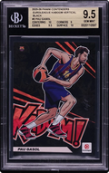 2025 Panini Contenders EuroLeague Kaboom! Vertical Black Pau Gasol 1/1 #5 BGS 9.5 GEM MINT