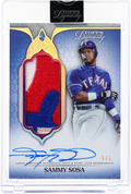2025 Topps Dynasty Patch Autographs Design B Gold Sammy Sosa 1/1 #DAPBSS1