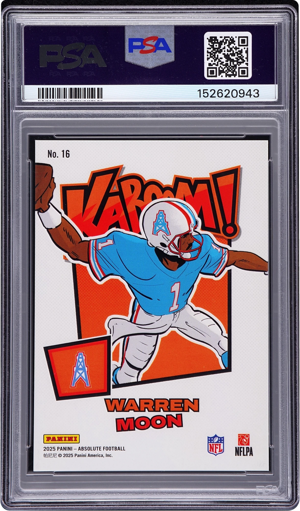 2025 Absolute Kaboom! Horizontal Green Warren Moon 1/1 #16 PSA 9 MINT