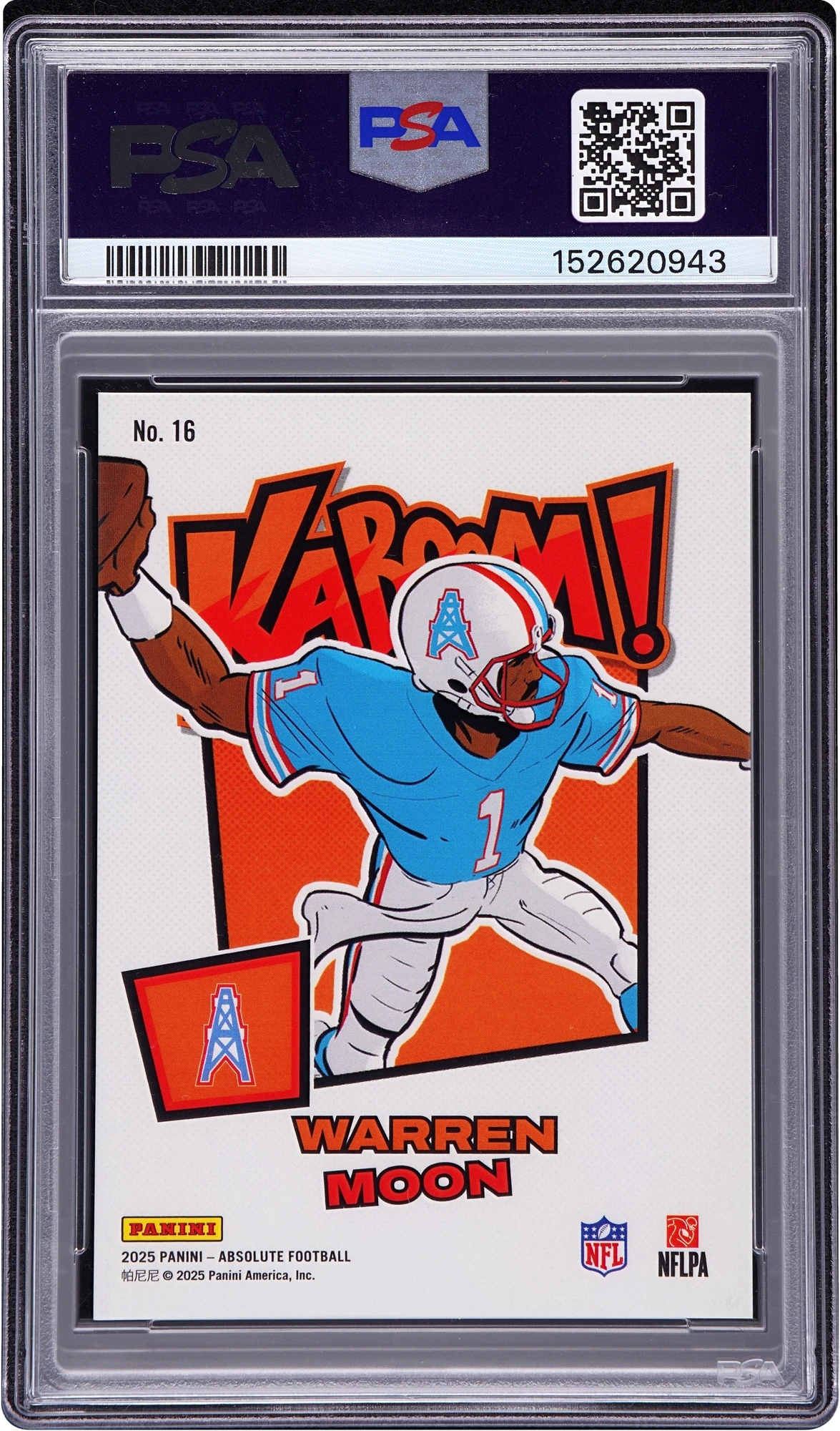 2025 Absolute Kaboom! Horizontal Green Warren Moon 1/1 #16 PSA 9 MINT